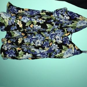 Blouse with open back